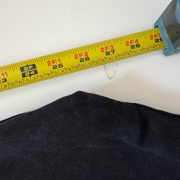 RE/DONE Jeans Womens Originals High Rise Loose Washed Black Rips Button Fly 27 - Picture 16 of 16